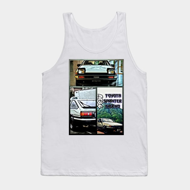 Toyota Trueno Tank Top by d1a2n3i4l5